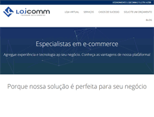 Tablet Screenshot of lojcomm.com.br